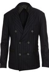 Lanvin Double-breasted Virgin Wool Jacket