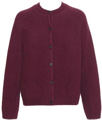  Bouclé Wool Knit Cardigan 
