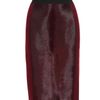 Marc Jacobs Highwaisted Wool Knit and Lamb Hair Pencil Skirt in Purple (burgundy) - Lyst