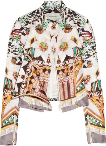  Caramolengo Printed Silk-twill Jacket 