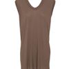 Rick Owens Silkblend Top in Brown (dust) - Lyst