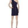 Versace One Shoulder Dress in Blue (black navy) - Lyst