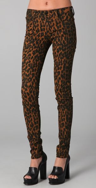 Joe's Jeans Chelsea Leopard-print Jeans - Lyst