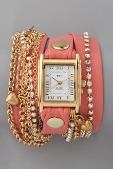 La Mer Collections Tokyo Crystal Wrap Watch - Lyst