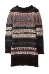 Vanessa Bruno Athé Jacquard Chunky Sweater Dress