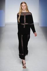 Alberta Ferretti Spring 2012 Sheer Detail Pants