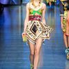 D&g Spring 2012 Scarf Wrapped Wedges  in Yellow - Lyst