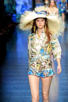 D&G Spring 2012 Printed Mini Short - Lyst