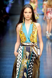 D&G Spring 2012 Scarf Wrapped Wedges - Lyst