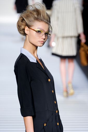 Fendi Spring 2012 Transparent Oversize Sunglasses - Lyst
