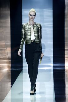 Gucci Spring 2012 Black Peep-Toe Heels - Lyst