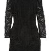 Isabel Marant Nelcie Embellished Lace Mini Dress in Black - Lyst