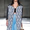Prada Spring 2012 Floral Embroidered Top Coat in Blue - Lyst