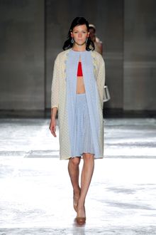 Prada Spring 2012 Crocheted Car Coat - Lyst