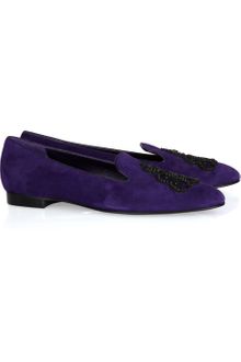 Ralph Lauren Collection Quinly Suede Loafers - Lyst
