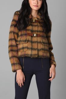 See By Chloé Hooded Jacket with Leather Buckles - Lyst