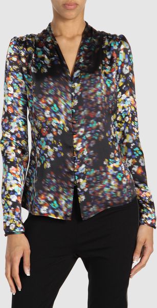Halston Long Sleeve Shirts - Lyst