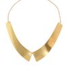 Asos Collection Asos Metal Collar Necklace in Gold - Lyst