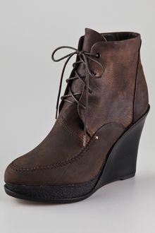 Rag & Bone Dolgan Wedge Booties - Lyst