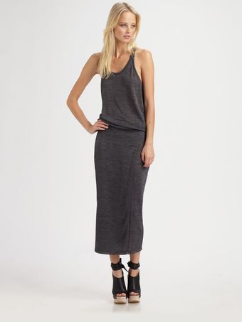  Space Dye Racerback Tank Dress 