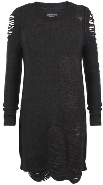 AllSaints Dama Jumper Dress - Lyst