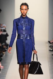 Bottega Veneta Spring 2012 Black Glazed Crocodile Handbag - Lyst