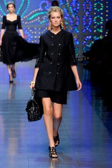 Dolce & Gabbana Spring 2012 Tie-Front Booties - Lyst