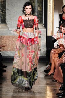 Emilio Pucci Spring 2012 Maxi Pucci Print Skirt  - Lyst