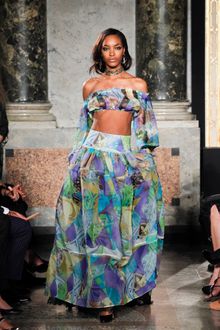 Emilio Pucci Spring 2012 Purple Maxi Pucci Print Skirt - Lyst