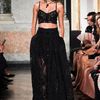 Emilio Pucci Spring 2012 Black Cropped Sheer Lace Tank Top in Black - Lyst