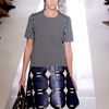Marni Spring 2012 Multicolor Geometric Print ALine Knee Lenght Skirt With White Organza Underpinning in Multicolor - Lyst