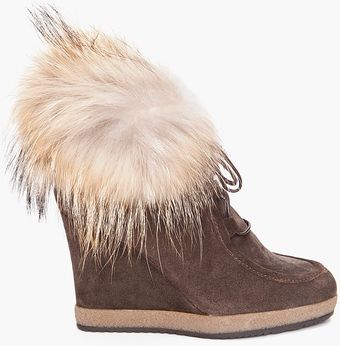 Moncler Charlotte Wedges - Lyst