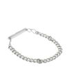 Asos Black Skinny Black Crystal Braclelet in Silver for Men (black) - Lyst