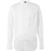Ralph Lauren Black Label Pleated Bibfront Tuxedo Shirt in White for Men - Lyst