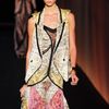 Roberto Cavalli Spring 2012 Peaked Lapel Sleeveless Jacket in Animal - Lyst