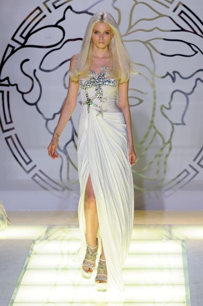 versace starfish dress
