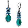 Dabby Reid Ltd. Crystal Drop Earrings in Green (emerald/ sapphire mix) - Lyst