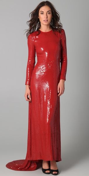 Diane Von Furstenberg Marisa Long Dress - Lyst