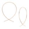 Lana Jewelry Large Upside Down Hoop Earrings in Gold (rose gold) - Lyst