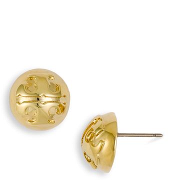 Tory Burch Small Domed Stud Earrings - Lyst