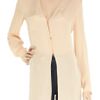 Chloé Silkcrepe Blouse in Pink (blush) - Lyst
