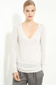 Donna Karan New York Collection Metallic Cashmere Blend Sweater - Lyst