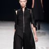 Gareth Pugh Spring 2012 Black Long Zipped Cut Out Coat With High Collar in Black - Lyst