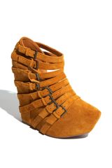 Jeffrey Campbell Zip-2 Wedge Bootie
