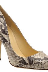 Kate Spade Licorice - Roccia Python Printed Pump