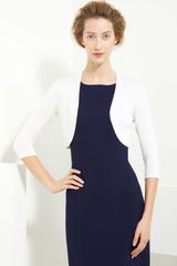 Oscar de la Renta Cashmere & Silk Bolero