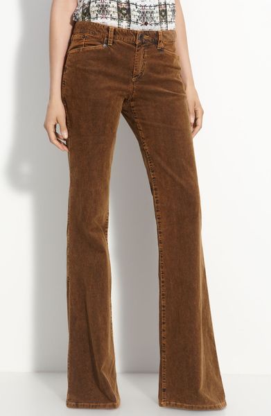 corduroy flare pants