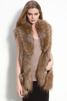Twelfth Street by Cynthia Vincent Arizona Faux Fur Vest - Lyst