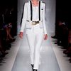 Balmain Spring 2012 White Sleeveless Top  in White (black, white) - Lyst