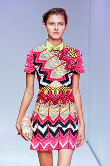 Carven Multicolored Cotton Jacquard Bag - Lyst